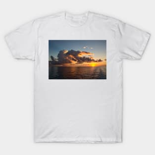 Sunrise from the stern of a Cruise Ship T-Shirt